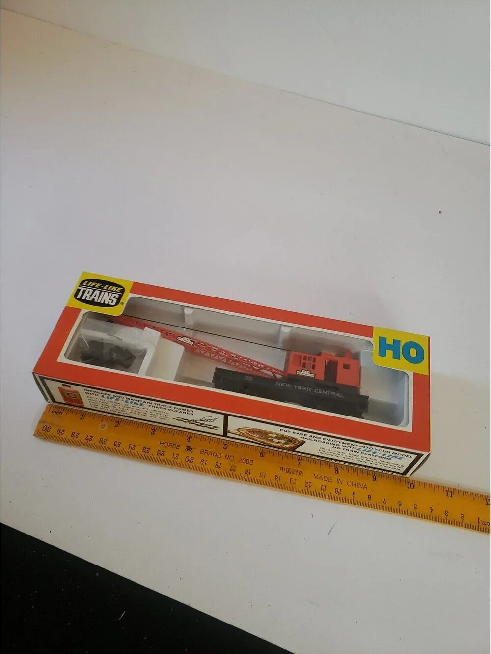 Life-Like Trains Crane Car #08582 in Box